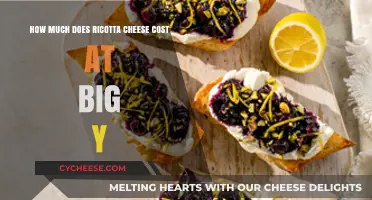Ricotta Cheese Price at Big Y: Cost Breakdown and Tips