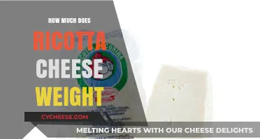 Ricotta Cheese Weight: Measuring for Recipes and Portion Control