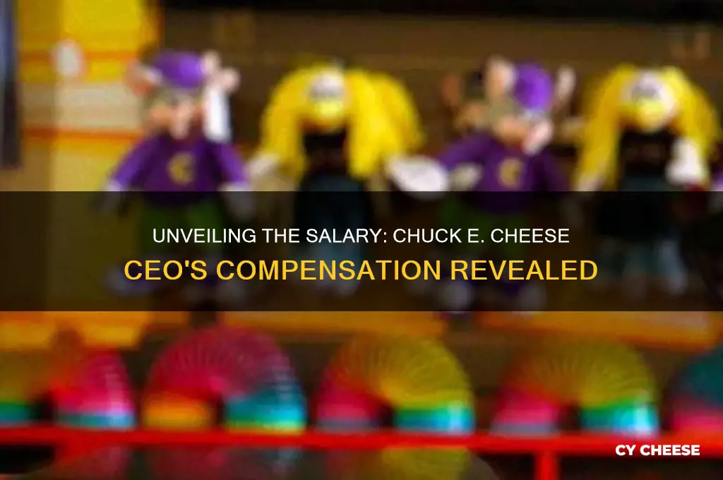 how much does the ceo of chuck e cheese make