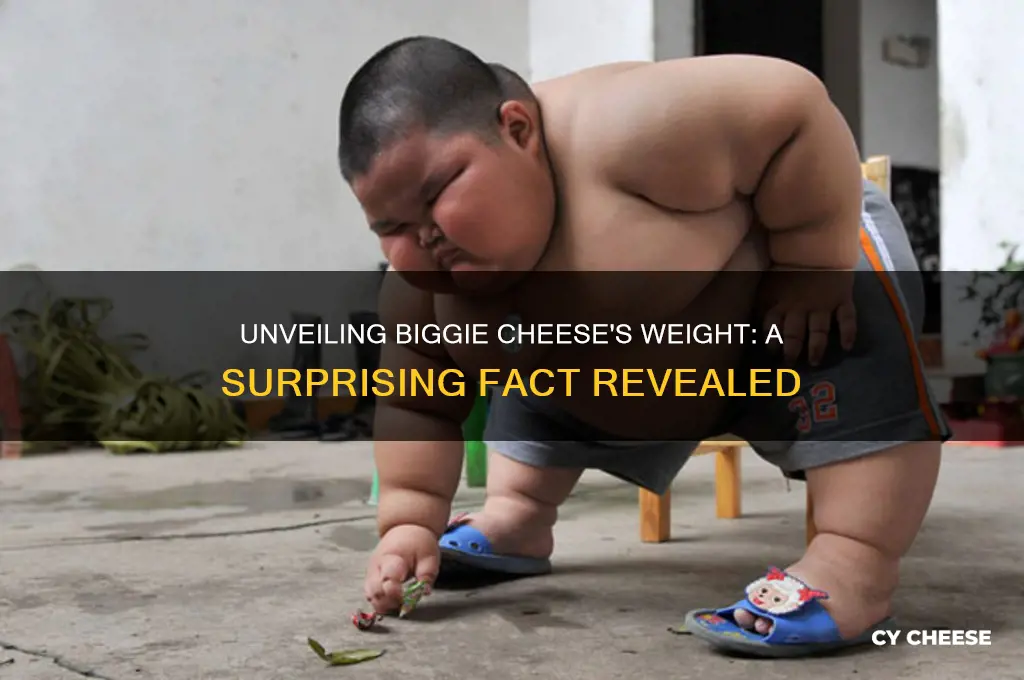 how much doses biggie cheese weigh