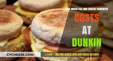 Dunkin’s Egg and Cheese Sandwich Price: Affordable Breakfast Option