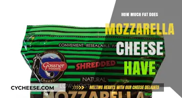 Mozzarella Cheese Fat Content: Unveiling the Nutritional Facts and Figures