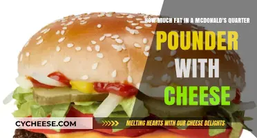 McDonald's Quarter Pounder with Cheese: Uncovering Its Fat Content