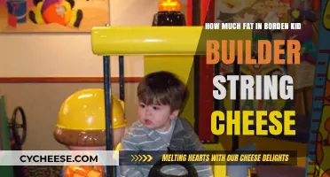 Borden Kid Builder String Cheese: Uncovering Its Fat Content