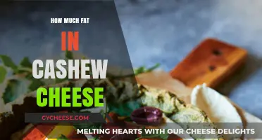 Cashew Cheese Fat Content: Nutritional Breakdown and Health Benefits