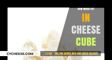 Cheese Cube Fat Content: Uncovering the Nutritional Facts
