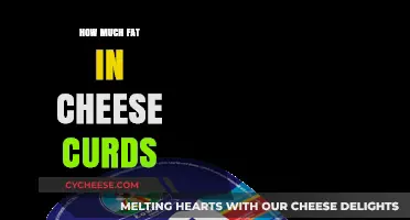 Cheese Curds Fat Content: Uncovering the Nutritional Facts
