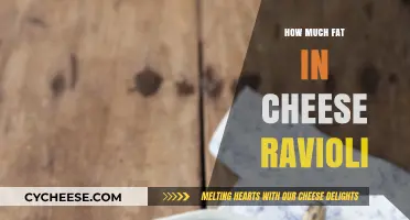 Cheese Ravioli Fat Content: Uncovering the Nutritional Facts