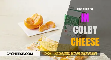 Colby Cheese Fat Content: Uncovering the Nutritional Facts and Benefits