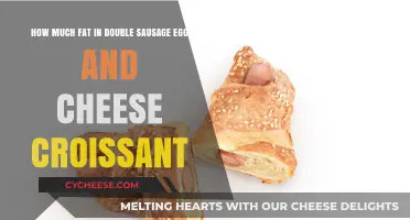 Double Sausage Egg and Cheese Croissant: Uncovering Its Fat Content
