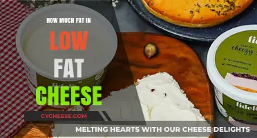 Low-Fat Cheese: Uncovering the Fat Content and Health Benefits