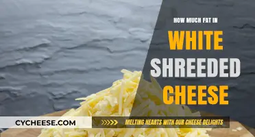 White Shredded Cheese Fat Content: A Nutritional Breakdown