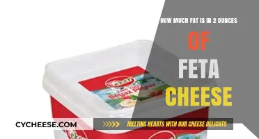 Feta Cheese Fat Content: Uncovering 2 Ounces' Nutritional Value