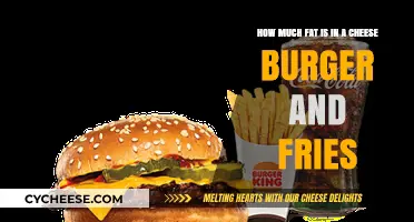 Cheeseburger and Fries Fat Content: A Nutritional Breakdown