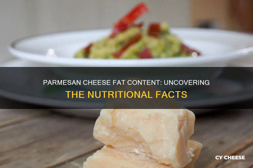 how much fat is in parm cheese