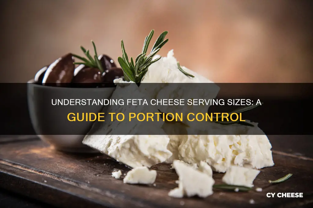 how much feta cheese is a serving