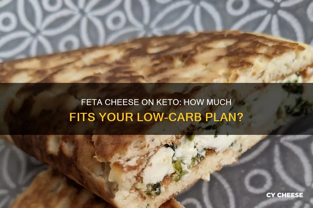 how much feta cheese on keto diet