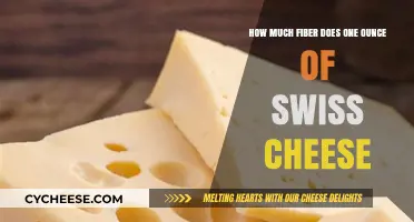 Swiss Cheese Fiber Content: One Ounce Nutritional Breakdown Revealed