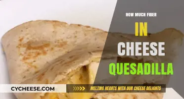 Cheese Quesadilla Fiber Content: Unveiling the Nutritional Facts