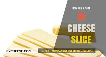 Cheese Slice Fiber Content: Uncovering the Nutritional Facts