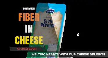 Cheese and Fiber: Uncovering the Surprising Truth About Cheese's Fiber Content