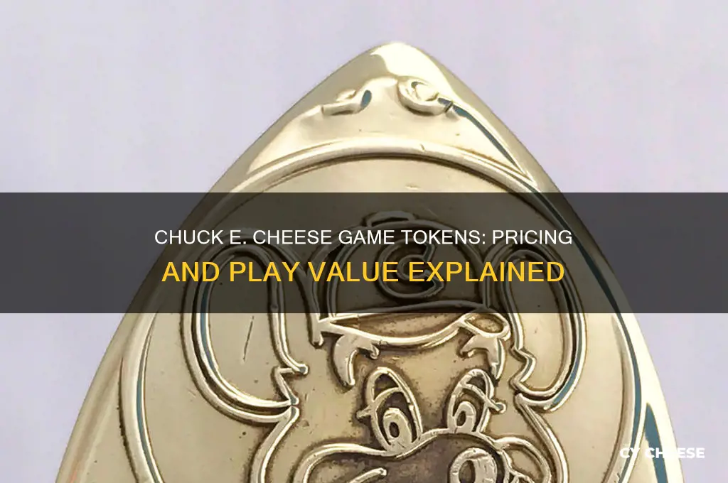 how much for a chuck e cheese game