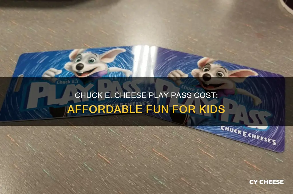 how much for chuck e cheese play pass