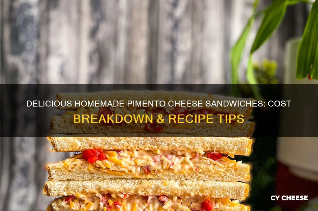 how much for homemade pimento cheese sandwiches
