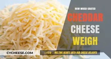 Measuring Grated Cheddar Cheese: Understanding Weight for Perfect Recipes