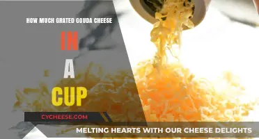 Measuring Grated Gouda: How Much Cheese Fits in a Cup?