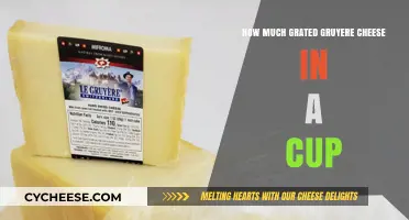 Measuring Grated Gruyere: How Much Cheese Fits in a Cup?