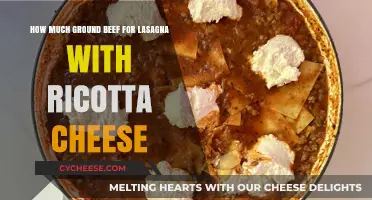 Perfect Lasagna Layers: Ground Beef and Ricotta Cheese Ratio Guide