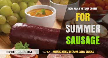 Perfect Summer Sausage: Ideal High-Temp Cheese Quantity Guide