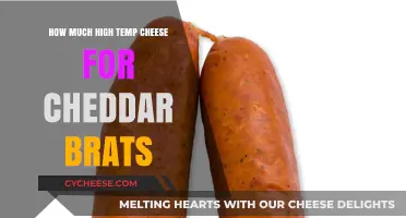 Perfect Cheddar Brats: High-Temp Cheese Quantity Guide for Juicy Results