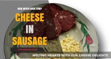 High Temp Cheese in Sausage: Perfect Amounts for Melty Bliss