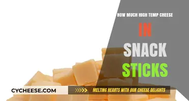 High-Temp Cheese in Snack Sticks: Perfect Amount for Melty Bliss