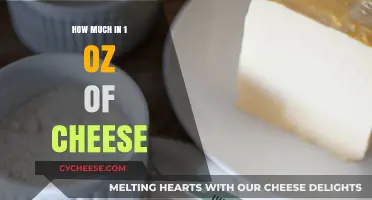 Understanding Cheese Measurements: How Much is 1 Oz of Cheese?