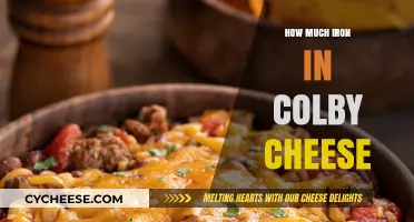 Colby Cheese Iron Content: Uncovering Nutritional Value and Health Benefits