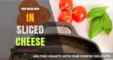 Iron Content in Sliced Cheese: Surprising Facts and Nutritional Insights