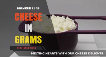 Converting 1/2 Cup Cheese to Grams: A Simple Guide
