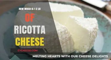 Understanding Ricotta Cheese Measurements: 1/2 Pound Explained