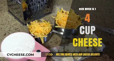 Measuring Cheese: Understanding the Weight of 1/4 Cup Cheese