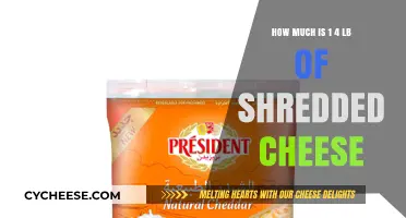 Measuring Shredded Cheese: Understanding the Weight of 1/4 Pound