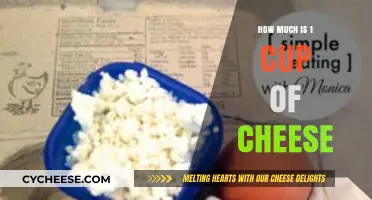 Measuring Cheese: Understanding the Weight of 1 Cup of Cheese