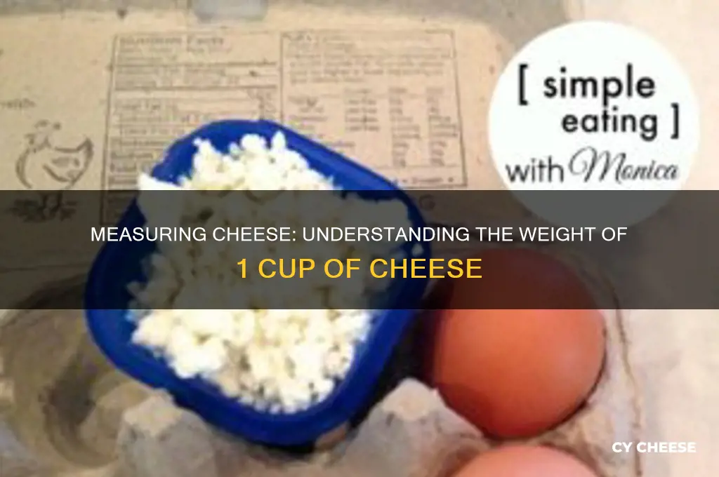 how much is 1 cup of cheese