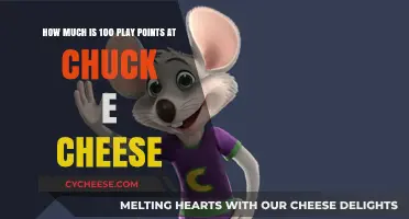 Chuck E. Cheese Play Points Value: 100 Points Explained