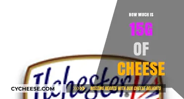 Measuring Cheese: Understanding the Weight and Volume of 15 Grams