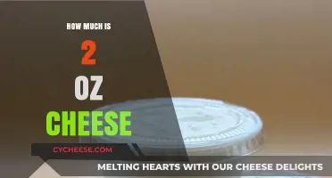 Measuring Cheese: How Much is 2 Ounces in Simple Terms