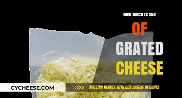 Measuring Grated Cheese: Understanding the Volume of 25 Grams