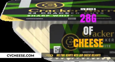 Measuring Cheese: Understanding the Weight and Volume of 28 Grams